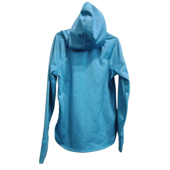 Athletic Works Size Small 6-6X Hoodie Girls Blue Sweatshirt With Kangaroo Pocket - Picture 4 of 5